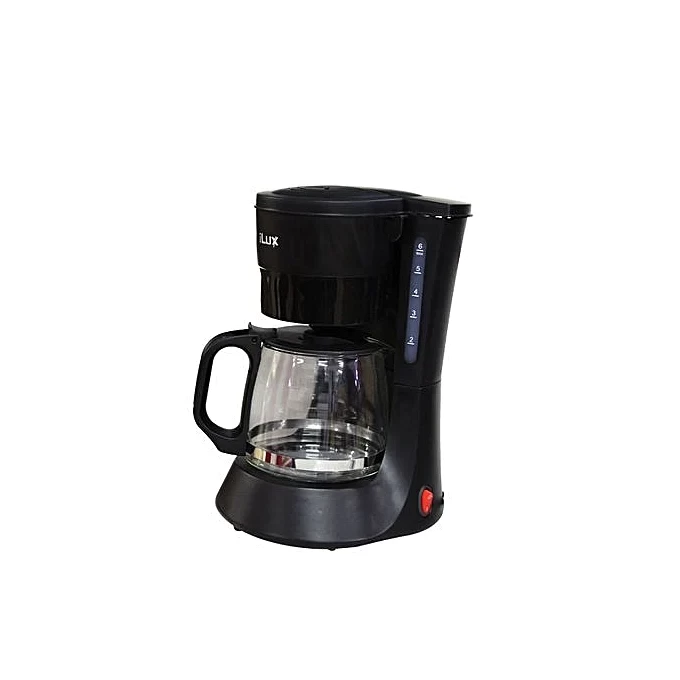 ILUX Machine À Café 600W LX-774CM - 600 Ml - Noir