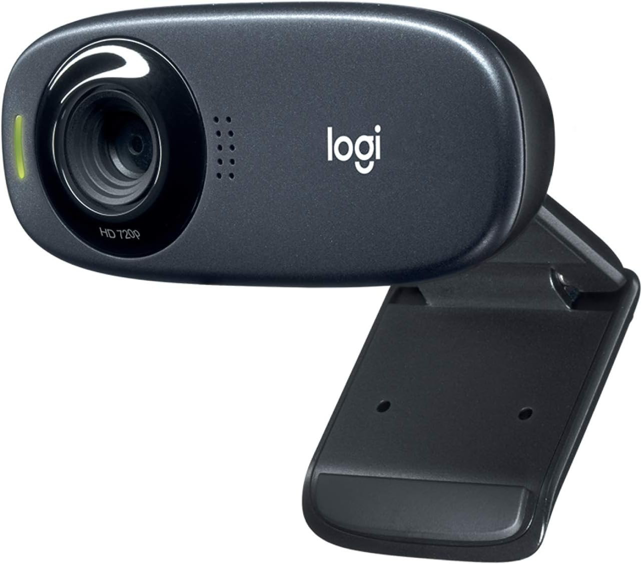 Logitech C310 Webcam HD, 720p/30ips, Appel Vidéo HD Large Champ de Vision, Correction de la Lumière, Micro Antiparasites, Skype, FaceTime, Hangouts, WebEx, PC/Mac/Portable/Macbook/Tablette - Noir