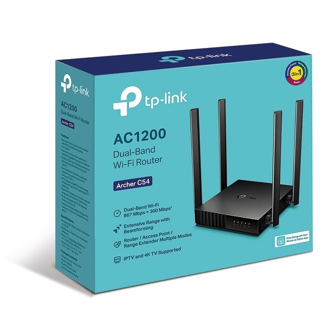 Routeur TP-Link Archer C54 - AC1200 - Dualband - Wifi