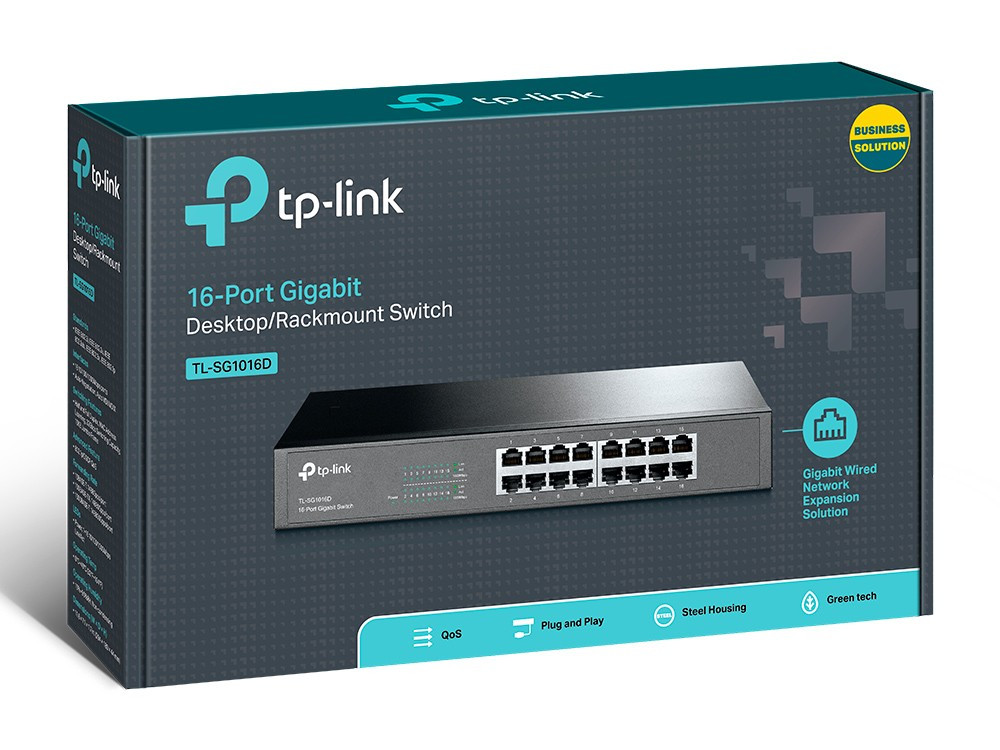 Switch TP-Link - TL-SG1016D - 16 Ports - Gigabit