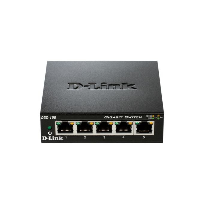 Switch 5 Ports Gigabit - Métallique DGS-105 - D-link