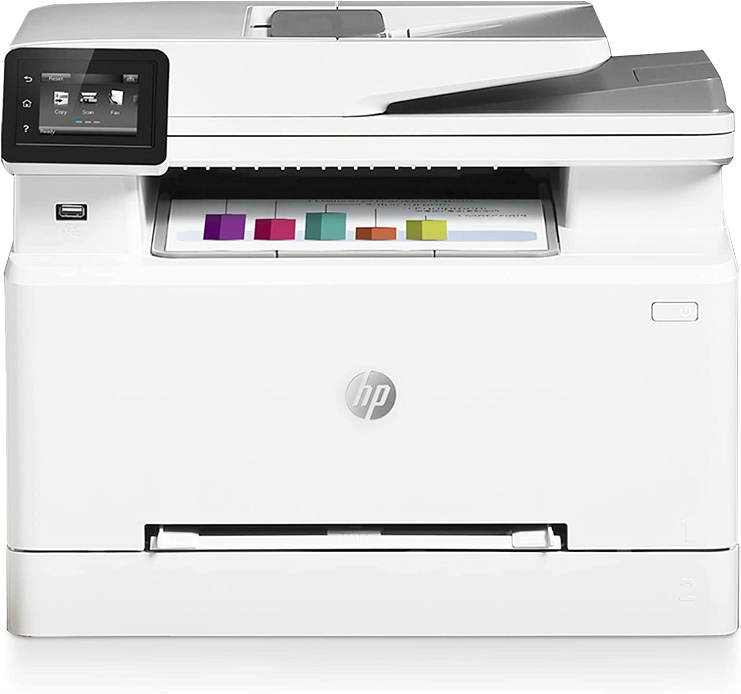 Imprimante Multifonction HP LaserJet Pro Color M283fdn - 3 en 1 - Blanc