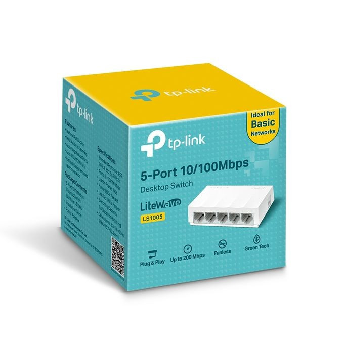 Switch TP-link - 5 Ports 10/100 Mbps