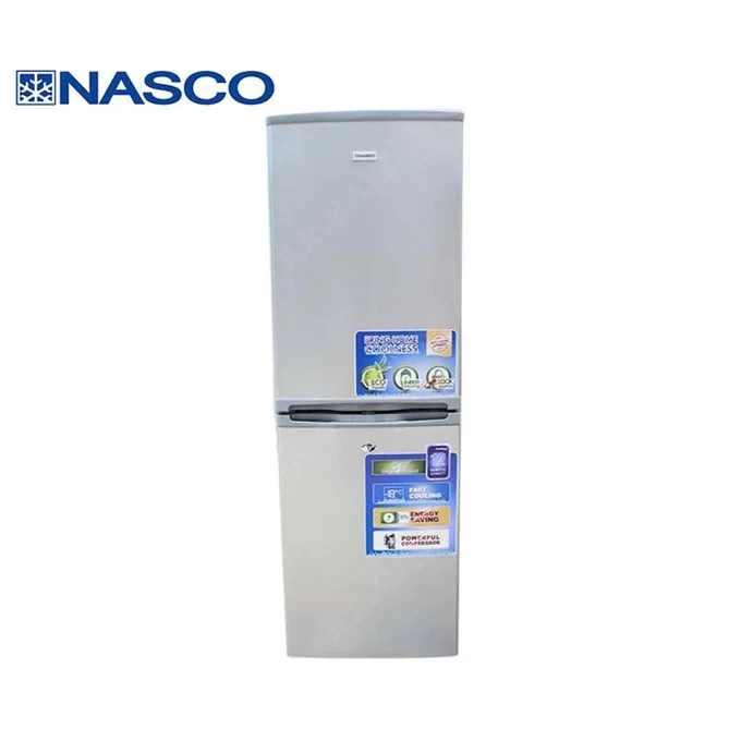 Réfrigérateur Combiné NASCO - 147 Litres - NASD2-20/ HNASD2-20 - A+ - Gris/Blanc