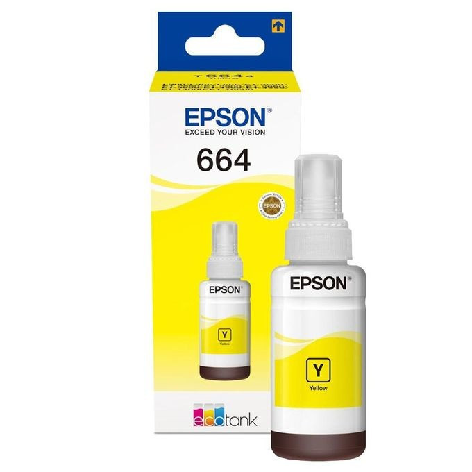 Bouteille Epson 664 Jaune - T6644