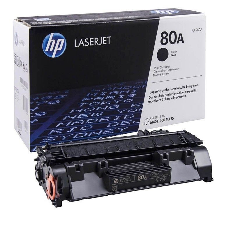 HP 80A (CF280A) Cartouche de toner HP LaserJet noir d’origine