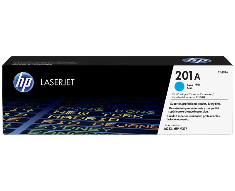 HP 201A toner LaserJet Cyan authentique