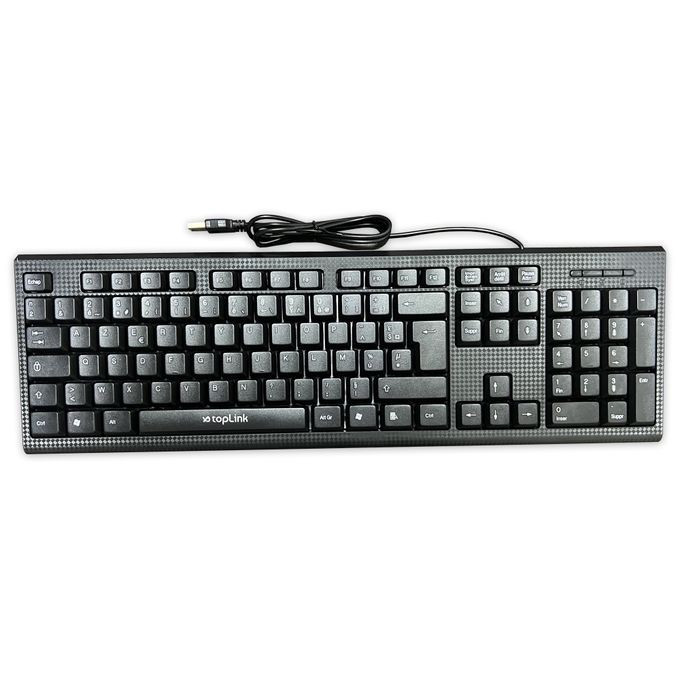 Clavier USB Filaire -TL-KB100 - Azerty - Numérique - Noir