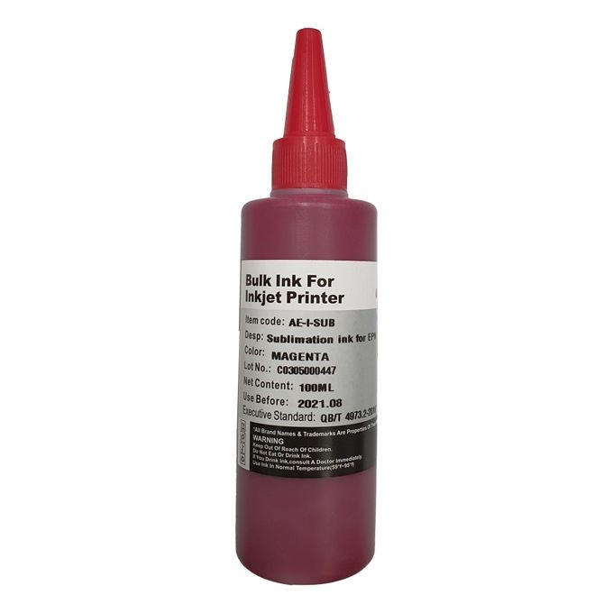 Bouteille D'encre Sublimation - Rouge - Compatible Epson - 100ML