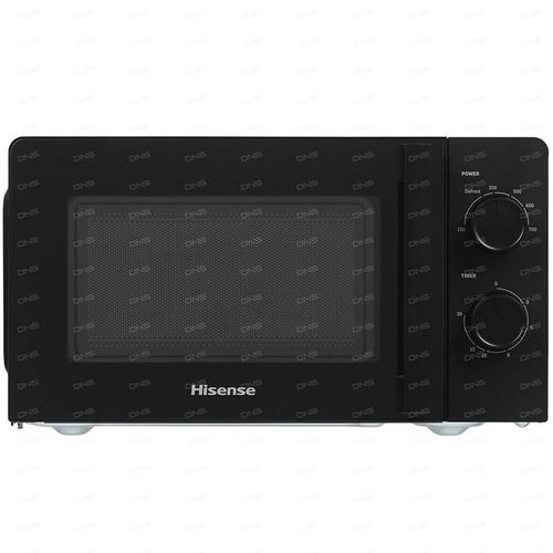 Micro-Onde Hisense - Vitre En Verre-Noir – 6 Power Levels – 20L - Noir Matte