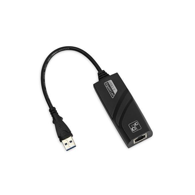 Adaptateur USB 3.0 Vers Ethernet Gigabit 10/100/1000 - Noir