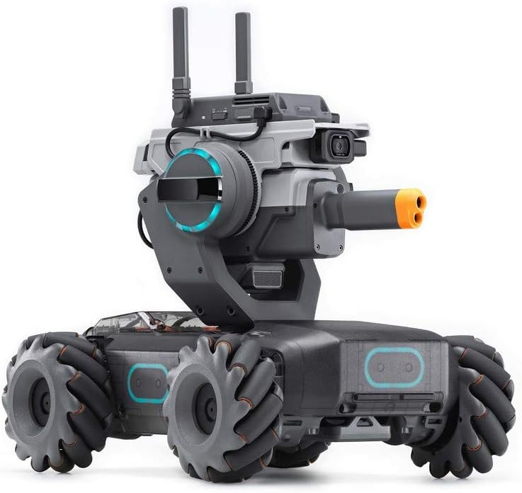 DJI RoboMaster S1, Support Éducatif, Construire Soit-Même, IA, Programmation Scratch et Python, Robotique, Multiples Modes de Combats, Conçu pour Gagner, DJIRMS1-EU