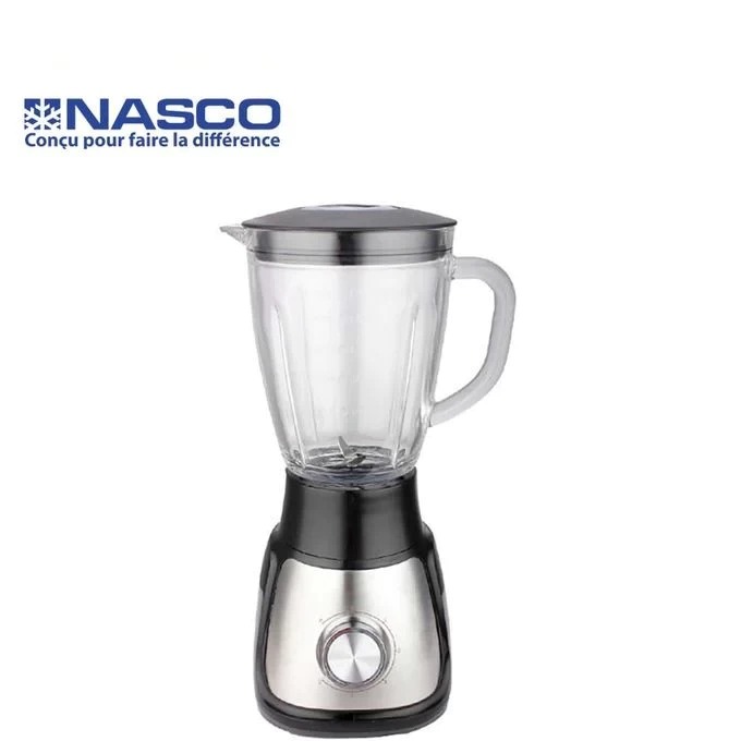 Mixeur Blender Nasco 1.5L - 500W - BL1055M-CB - BOCAL EN VERRE/PLASTIC BODY