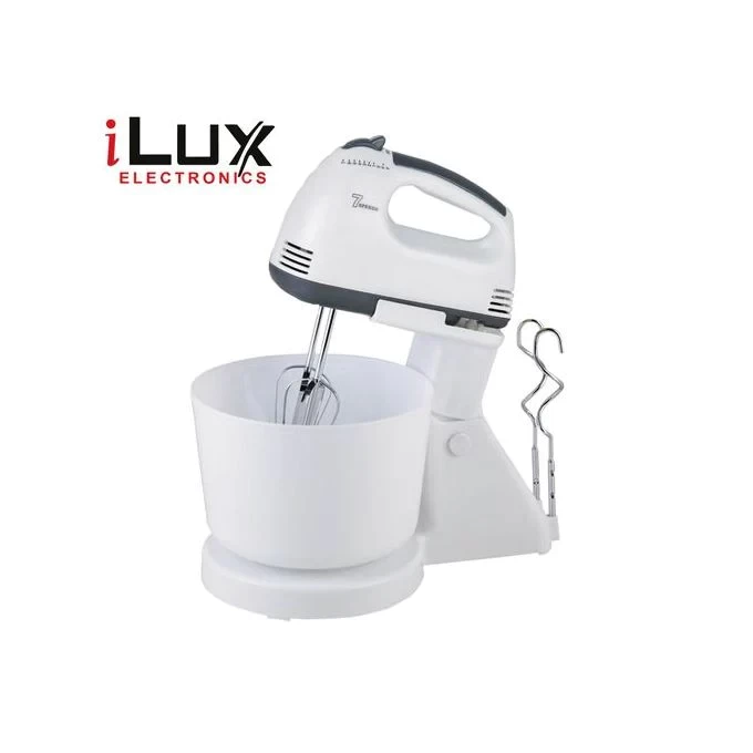 Batteur Avec Bol ILUX -LX-516B - 150 W - Blanc