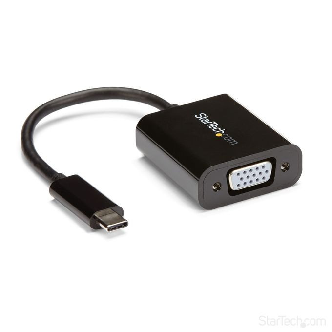 Startech com Adaptateur Vidéo USB-C Vers VGA - M/F - 1920x1200 / 1080p - Noir - Type C