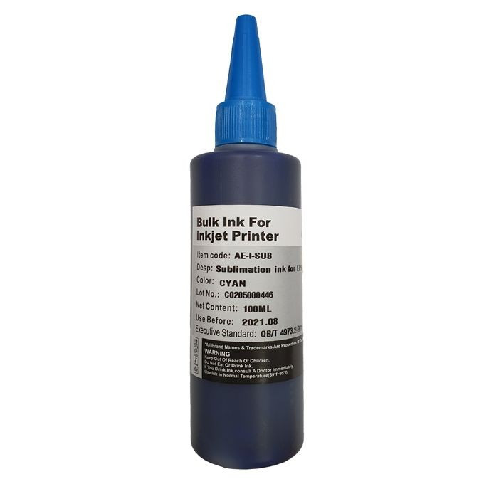 Bouteille D'encre Sublimation - Bleu - Compatible Epson - 100ML